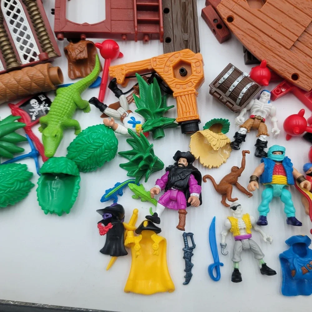 Fisher Price‎ Imaginext Pirate Raider Ship & Buccaneer Bay Playset Lot Kids Toy